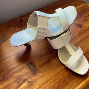 George Hayden Sandals size 9 White